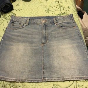 Denim skirt